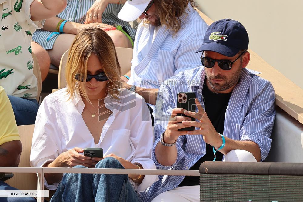 Roland Garros 2023 - Celebrities In The Stands - Day 13 NB
