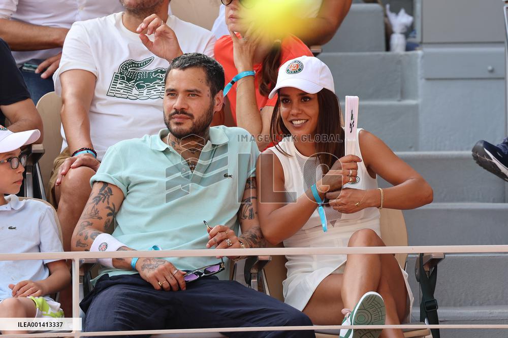 Roland Garros 2023 - Celebrities In The Stands - Day 13 NB