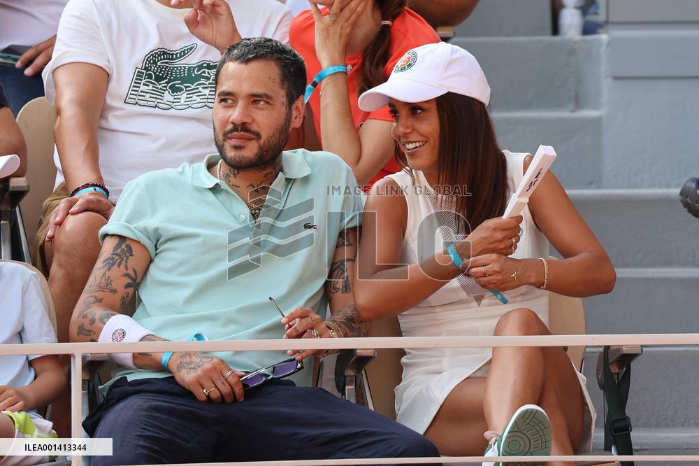 Roland Garros 2023 - Celebrities In The Stands - Day 13 NB