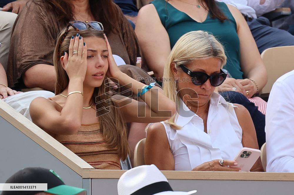 Roland Garros 2023 - Celebrities In The Stands - Day 13 NB