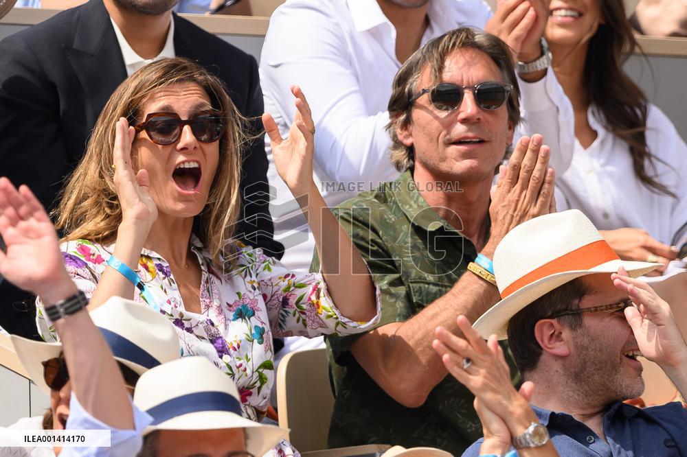 French Open - Anne-Claire Coudray At The Stands