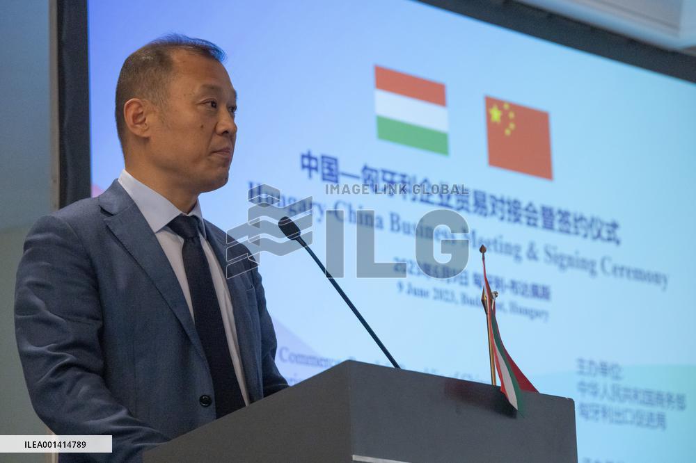 HUNGARY-BUDAPEST-CHINA BUSINESS MEETING
