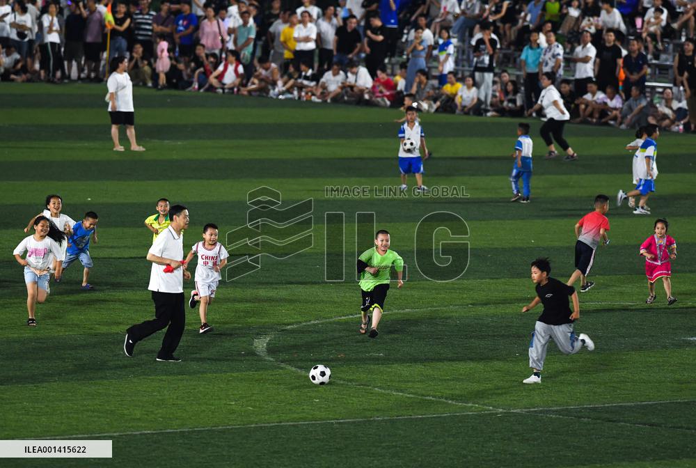 (SP)CHINA-GUIZHOU-RONGJIANG-FOOTBALL-LIFESTYLE(CN)
