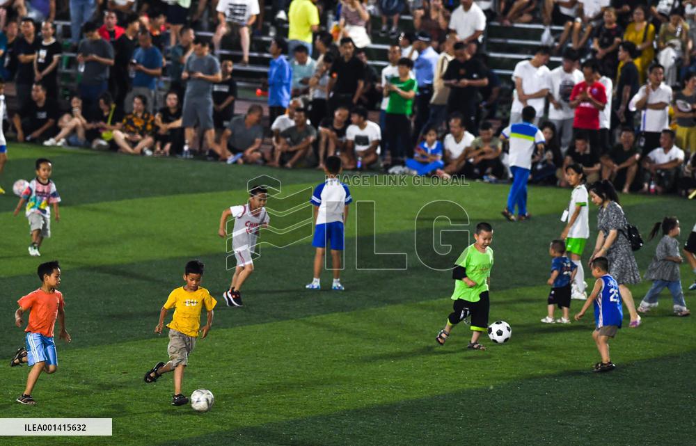 (SP)CHINA-GUIZHOU-RONGJIANG-FOOTBALL-LIFESTYLE(CN)