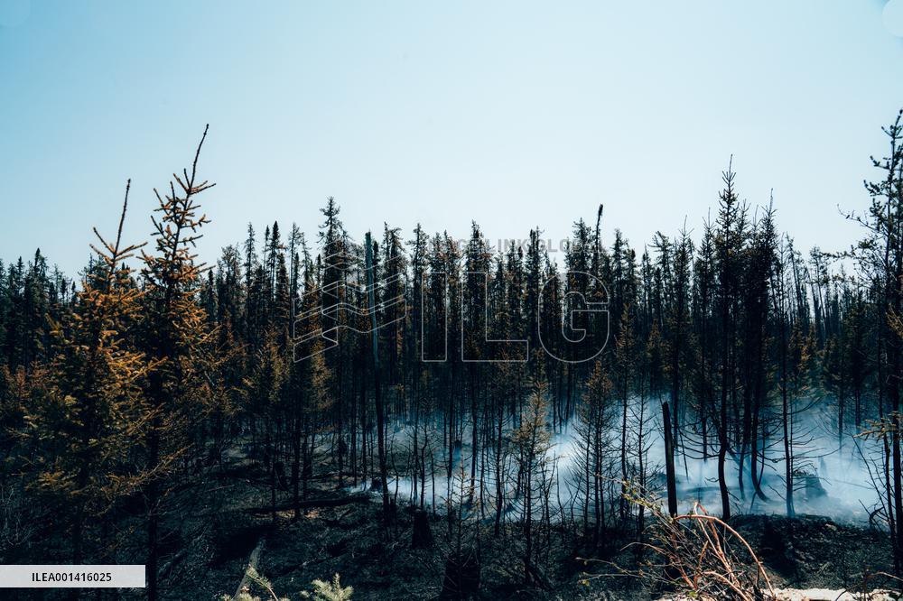 Wildfires Burning - Quebec