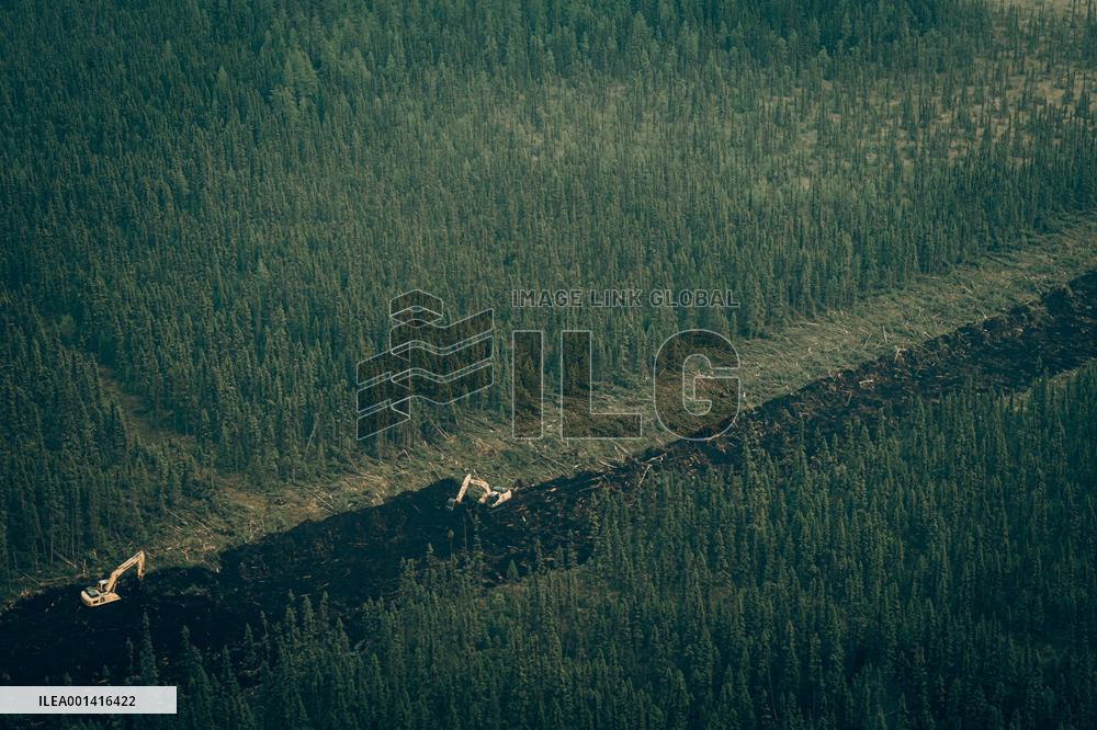 Wildfires Burning - Quebec