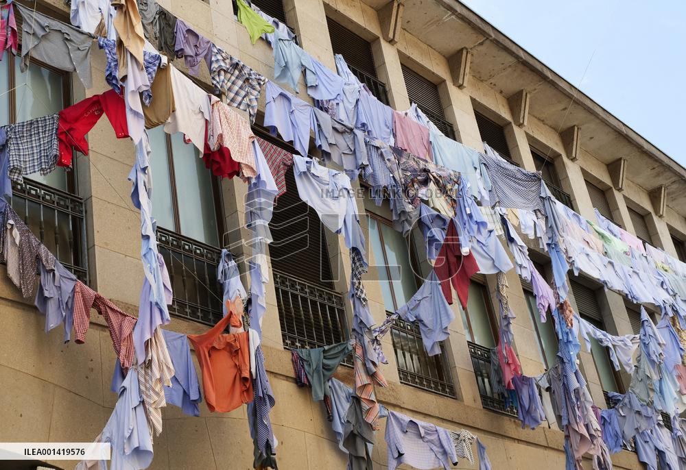 The Work Waves Of Life By A Finnish Artist In Bergamo