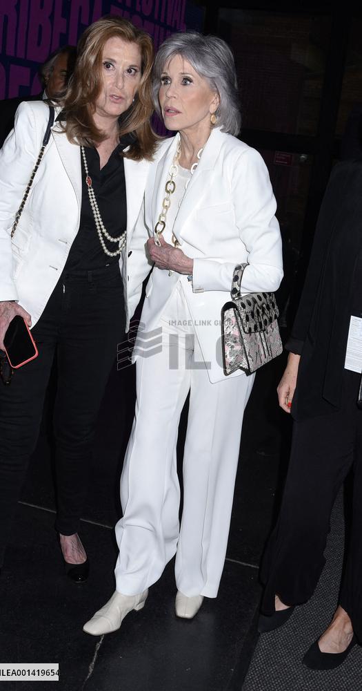 Jane Fonda At Spring Studios - NYC