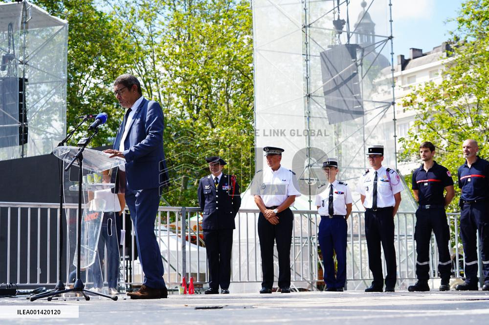 Residents Gather To Pay Tribute To The Victims Of The Attack - Annecy