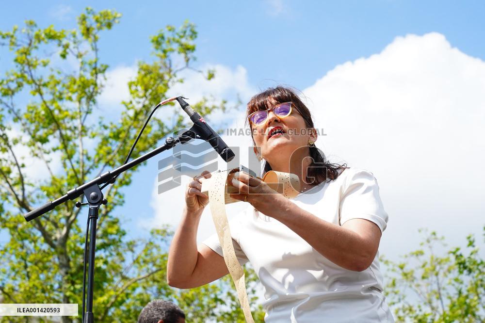 Residents Gather To Pay Tribute To The Victims Of The Attack - Annecy