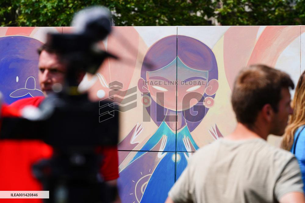 Residents Gather To Pay Tribute To The Victims Of The Attack - Annecy