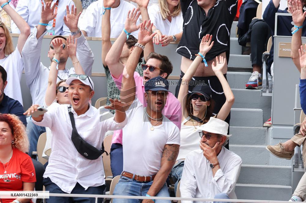 Roland Garros 2023 - Celebrities In The Stands - Day 15 NB
