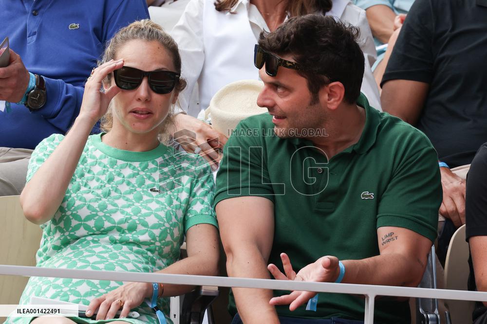 Roland Garros 2023 - Celebrities In The Stands - Day 15 NB