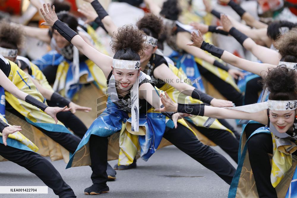 Yosakoi Soran dance festival in Sapporo