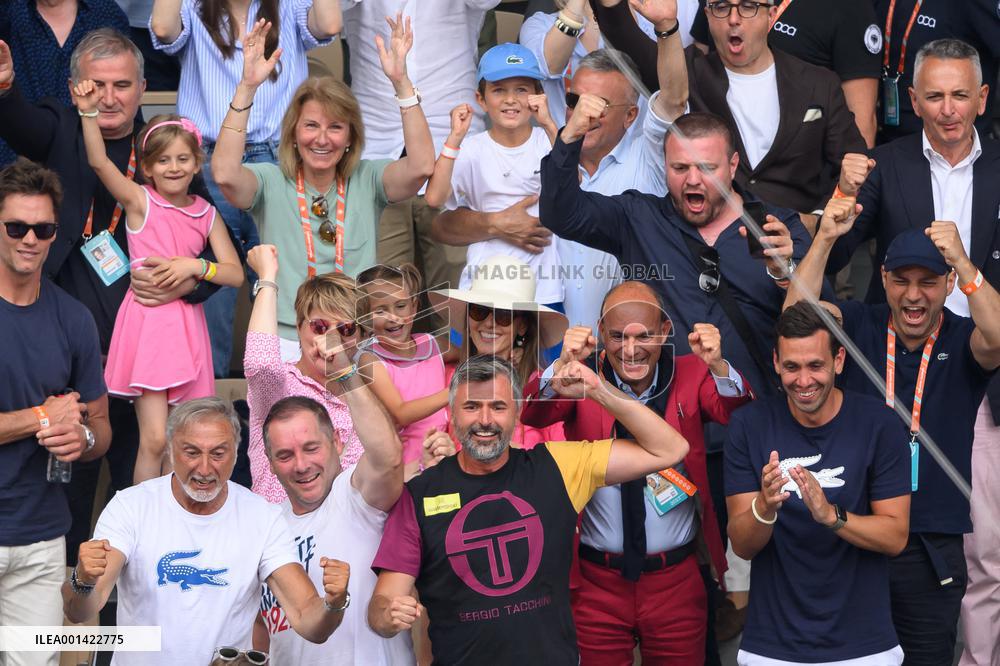 French Open - Novak Djokovic With Family