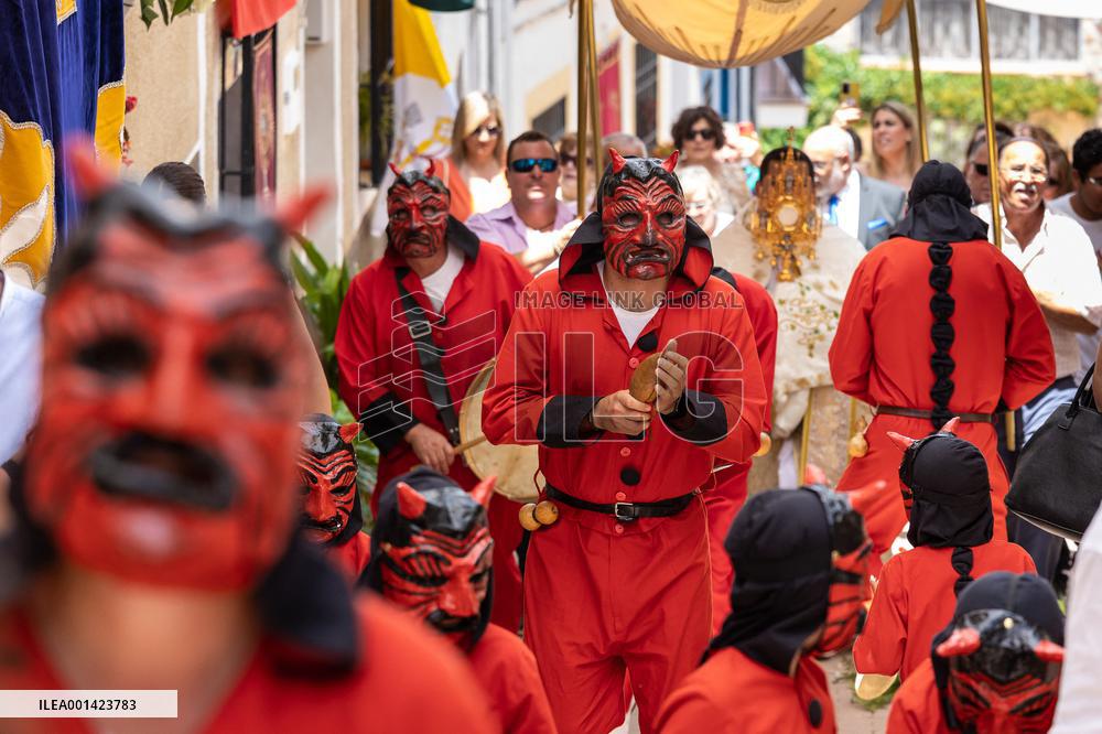 Celebration Of Los Diablucos Of Helechosa De Los Montes - Spain