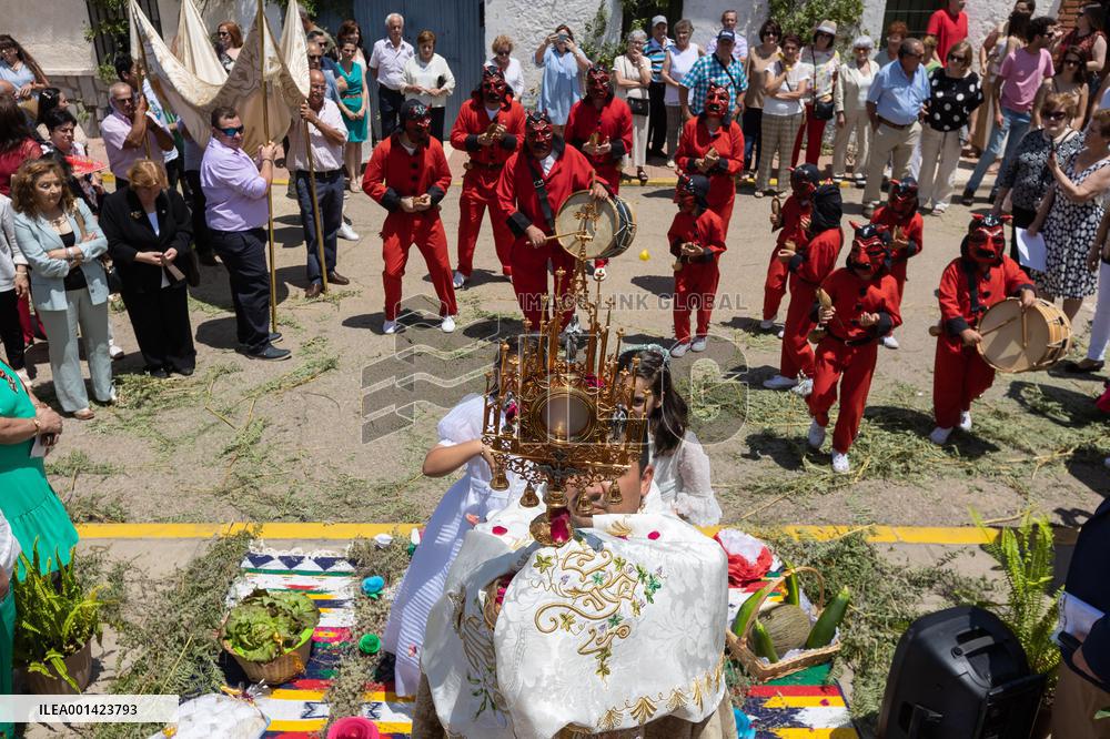 Celebration Of Los Diablucos Of Helechosa De Los Montes - Spain