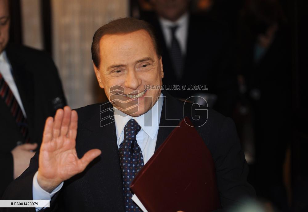 Leaders of the conservative European People's Party meeting in Helsinki, Finland
