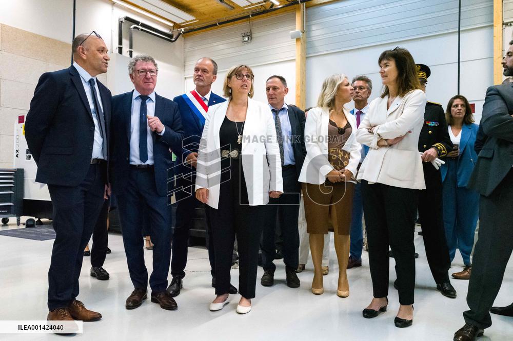 Sylvie Retailleau Visit To Toulouse