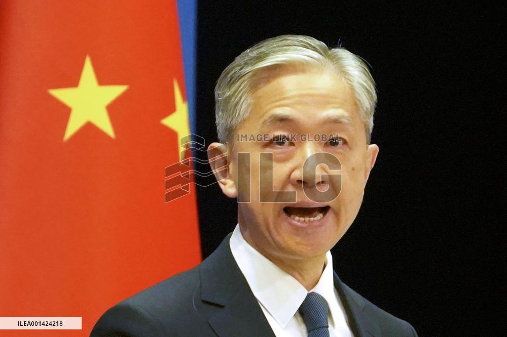 Chinese Foreign Ministry spokesman Wang Wenbin