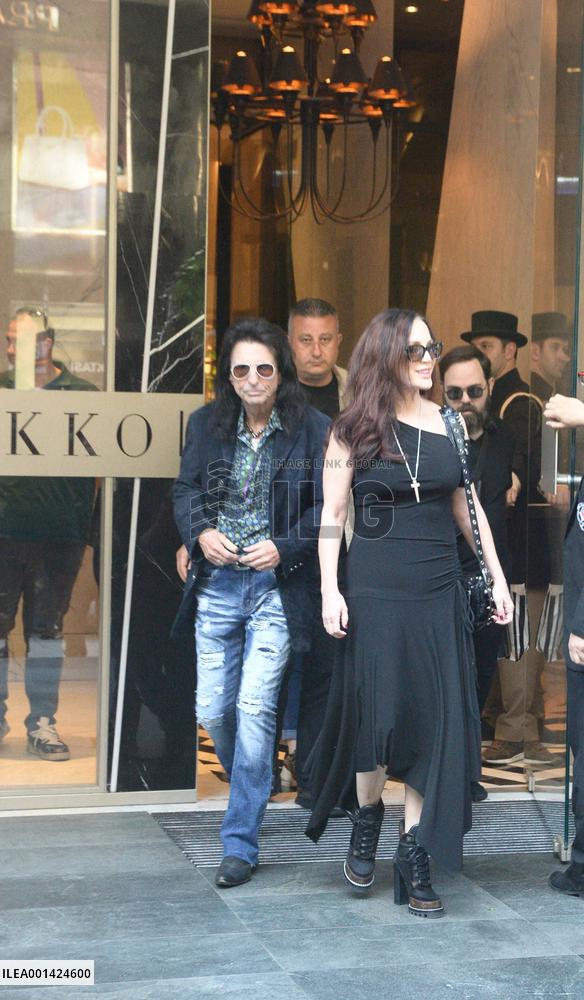 Alice Cooper and Johnny Depp in Istanbul