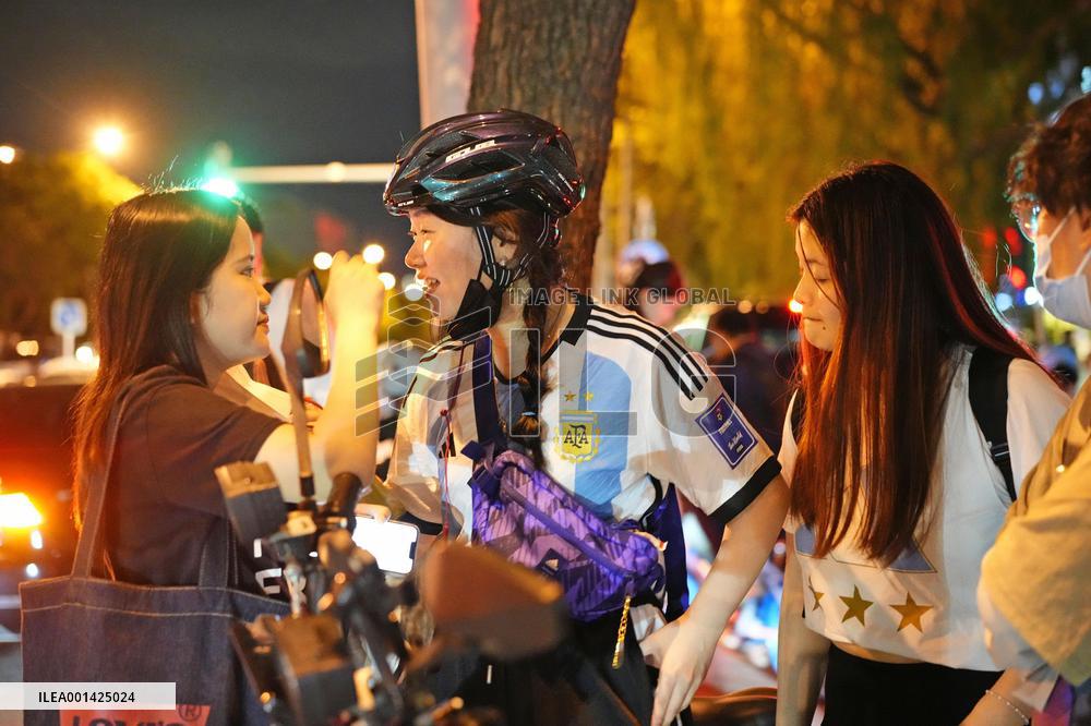 Messi in Beijing for friendly