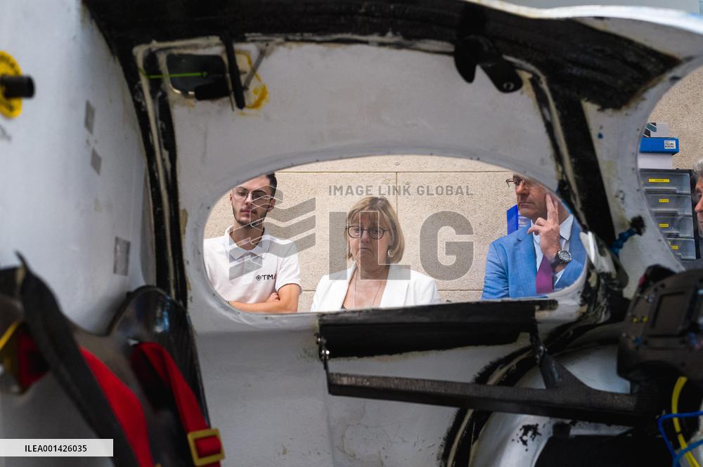 Sylvie Retailleau Visit To Toulouse