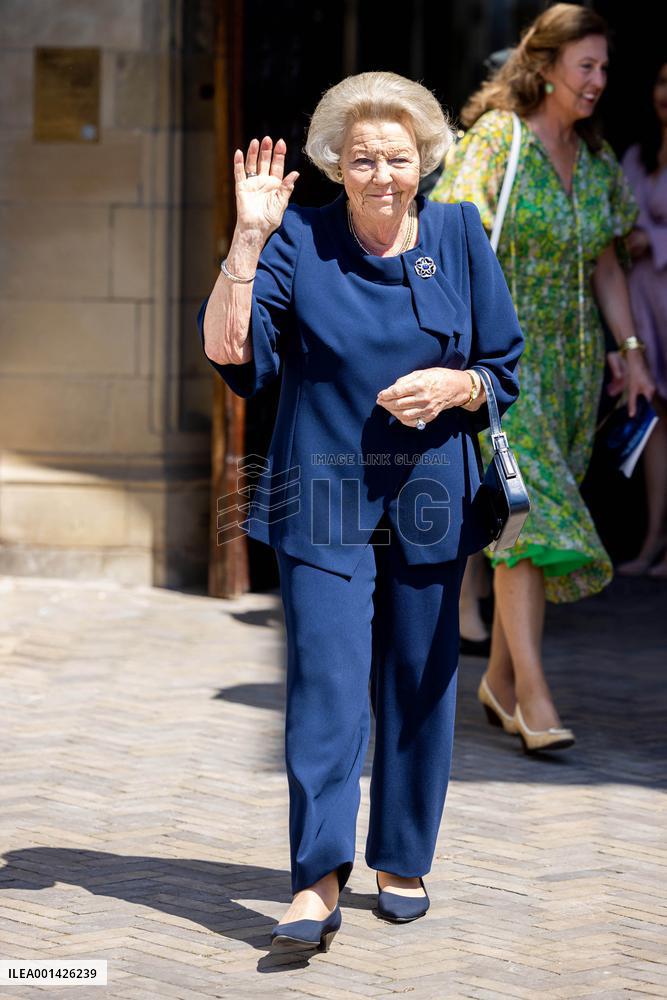 Princess Beatrix at Foundation for Refugee Students UAF - Utrecht