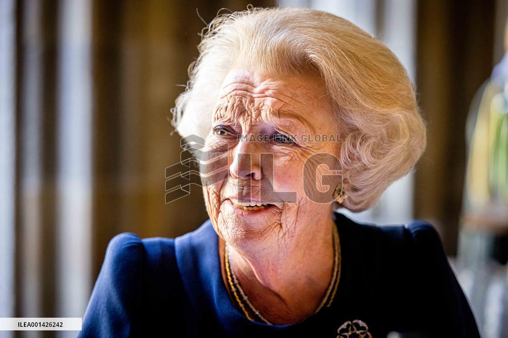 Princess Beatrix at Foundation for Refugee Students UAF - Utrecht