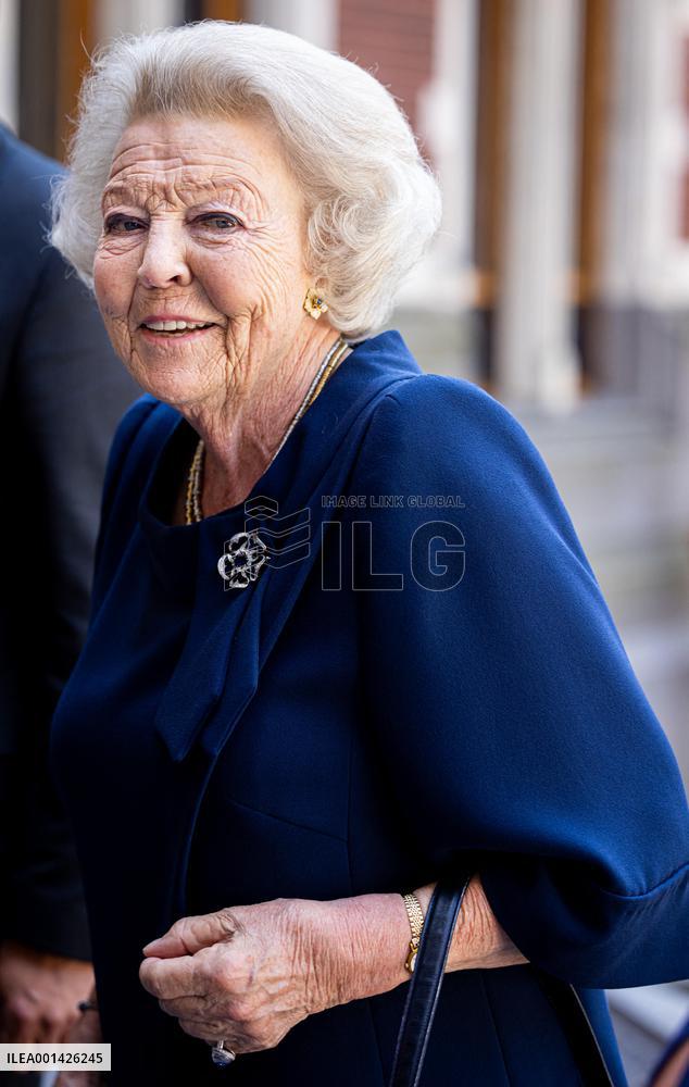 Princess Beatrix at Foundation for Refugee Students UAF - Utrecht