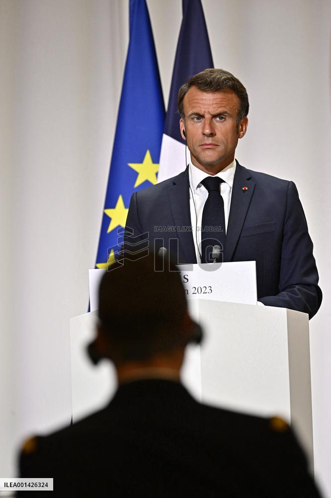 Weimar Triangle Summit Press Conference - Paris