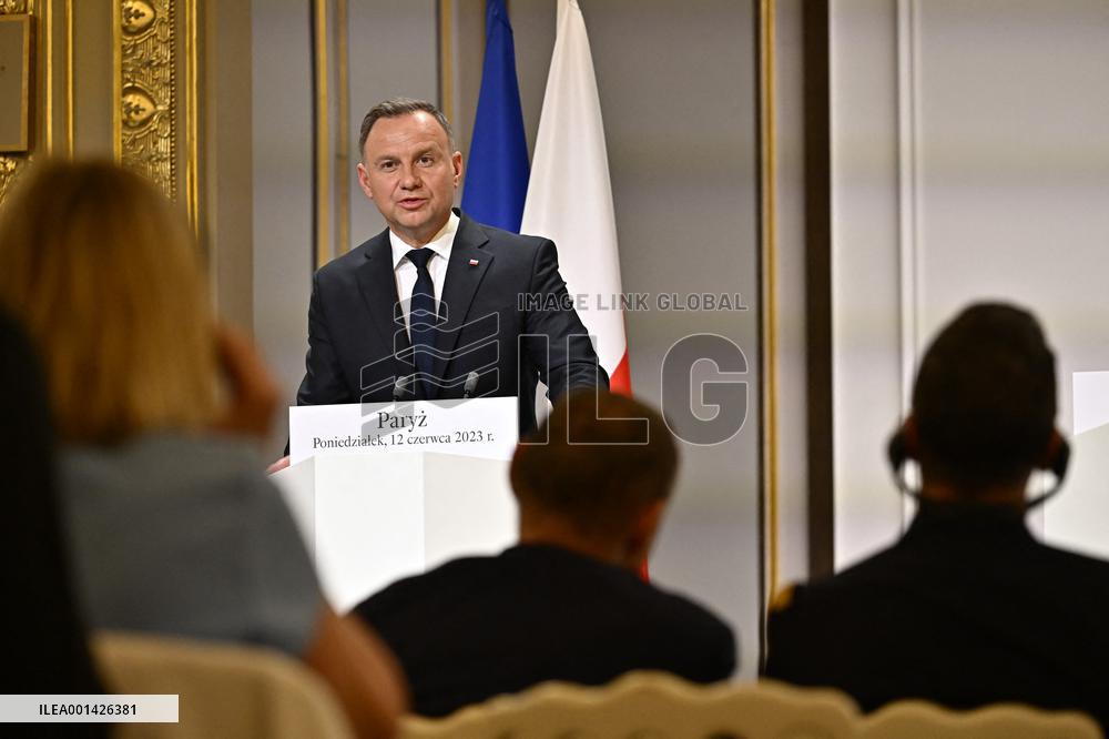 Weimar Triangle Summit Press Conference - Paris