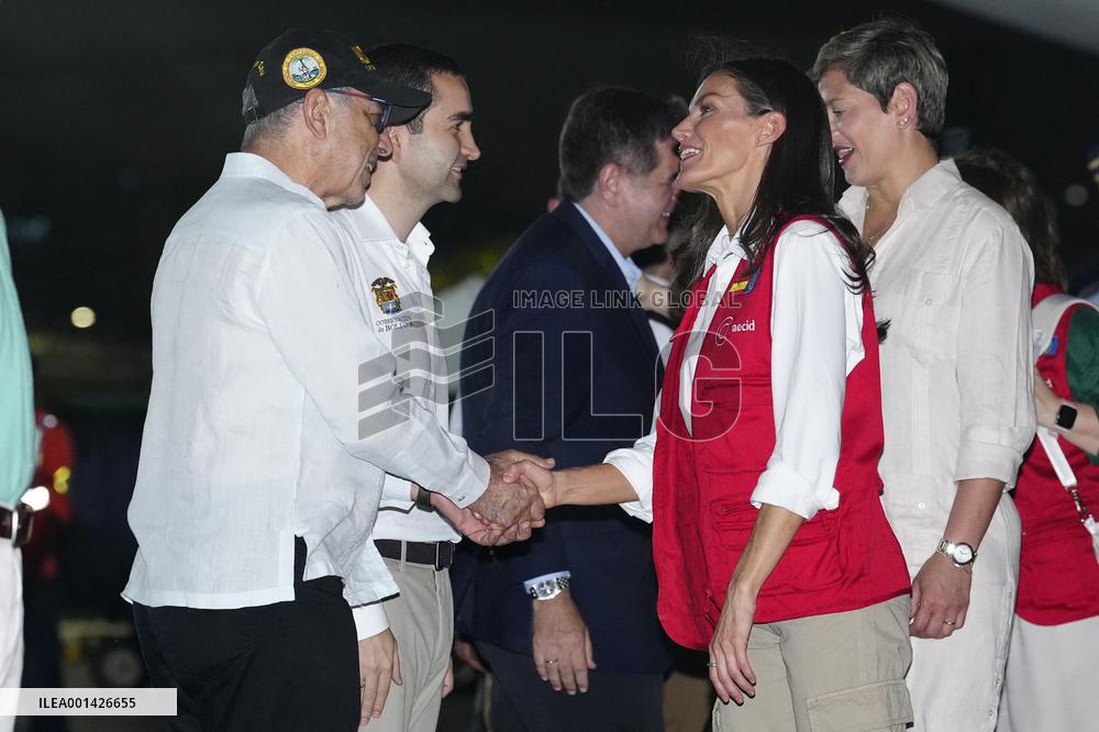 Queen Letizia Visit To Colombia On Cooperation Trip - Cartagena