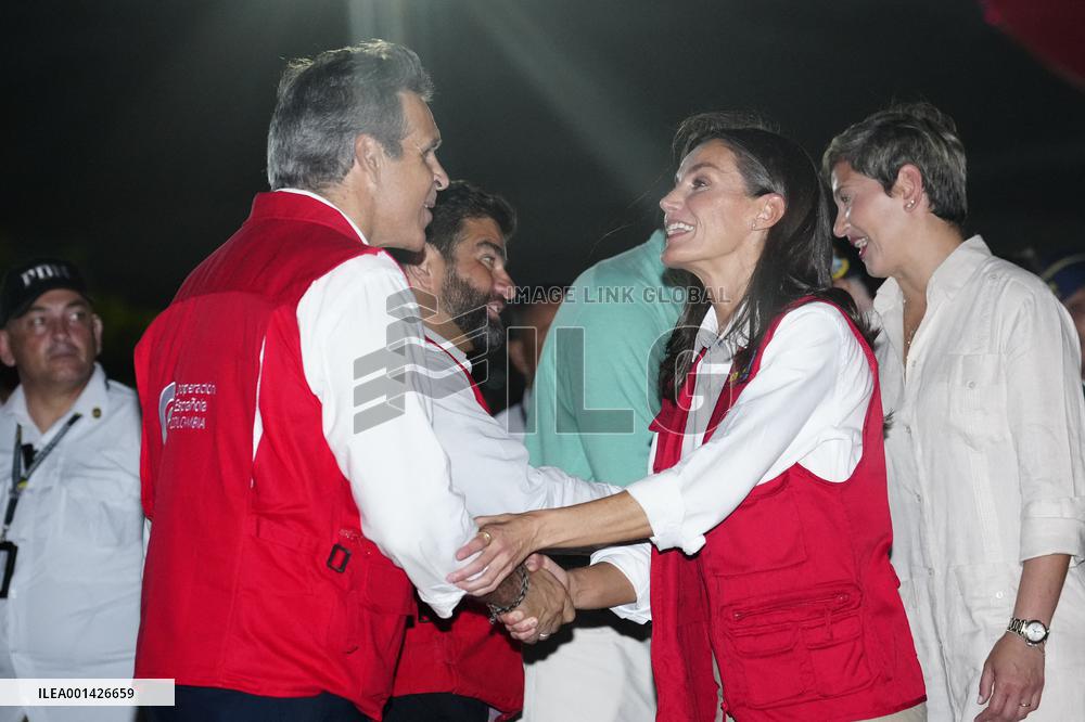 Queen Letizia Visit To Colombia On Cooperation Trip - Cartagena