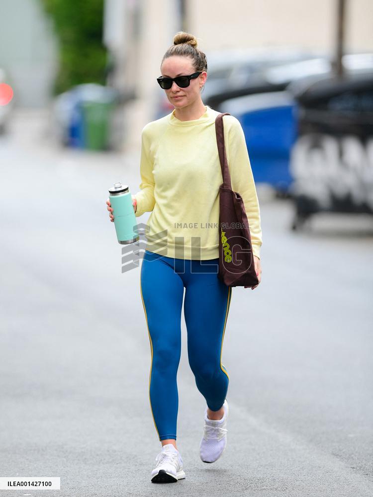 Olivia Wilde Going Out The Gym - LA