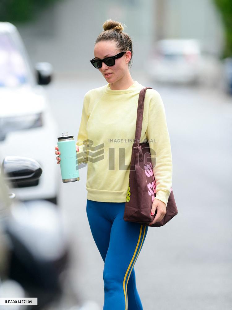 Olivia Wilde Going Out The Gym - LA