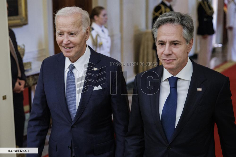DC: President Biden Hosts a Chiefs of Mission Reception at the White House
