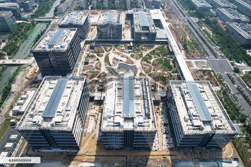 Alibaba Global Headquarters Under Construction in Hangzhou