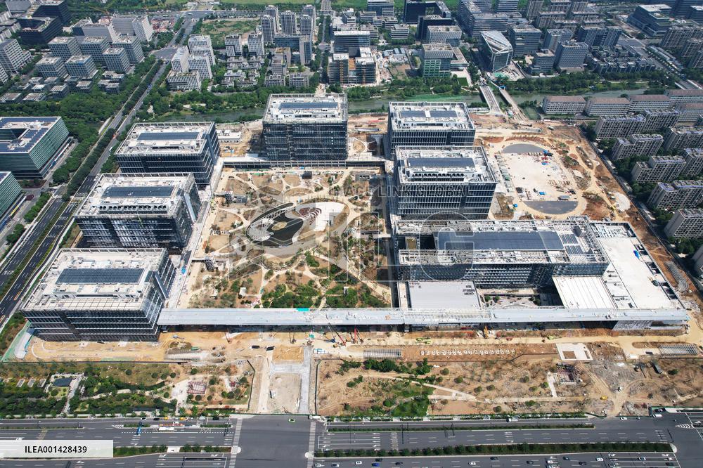 Alibaba Global Headquarters Under Construction in Hangzhou