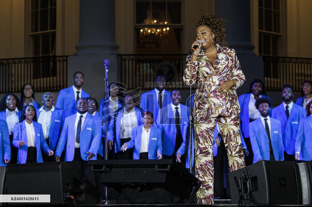 DC: President Biden Hosts a Juneteenth Concert on the South Lawn