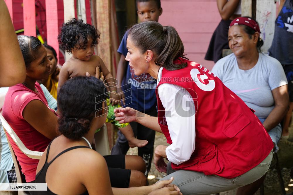 Queen Letizia Visits Colombia On A Cooperation Trip