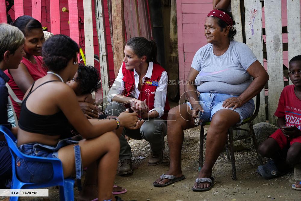 Queen Letizia Visits Colombia On A Cooperation Trip