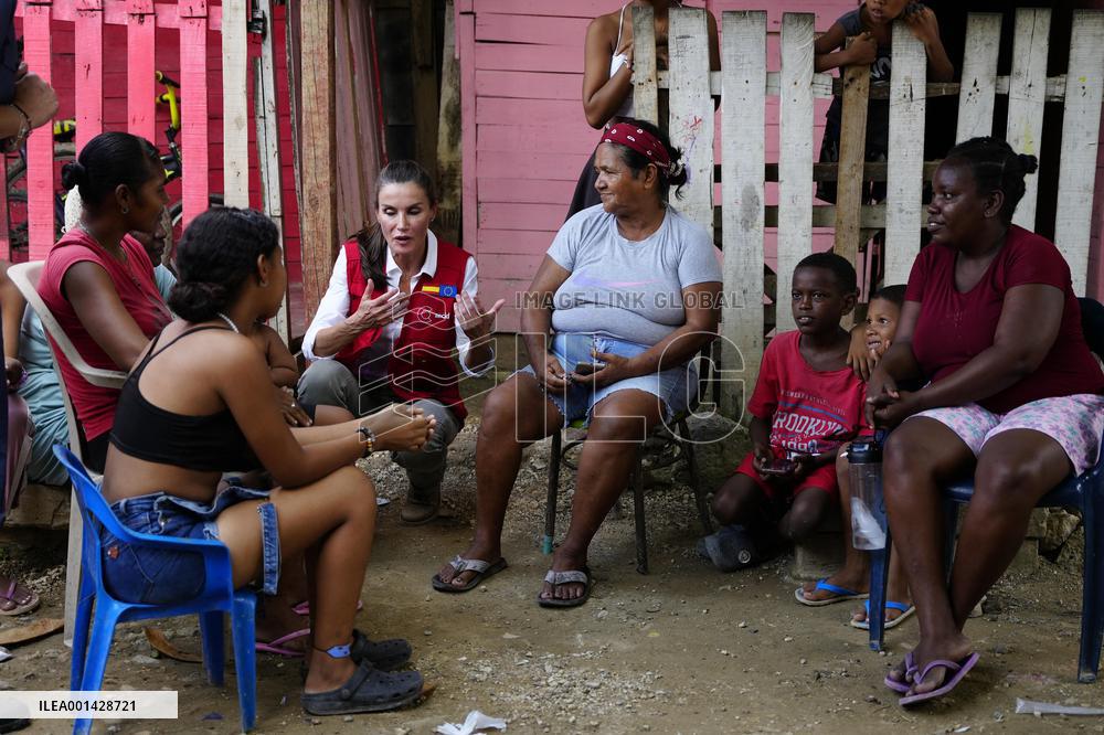 Queen Letizia Visits Colombia On A Cooperation Trip