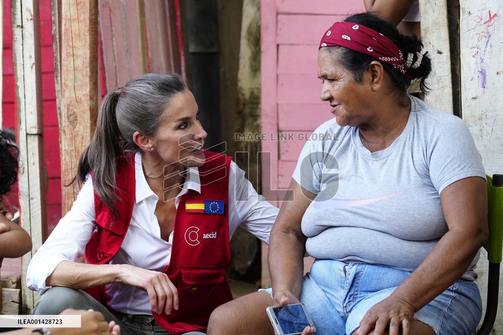 Queen Letizia Visits Colombia On A Cooperation Trip