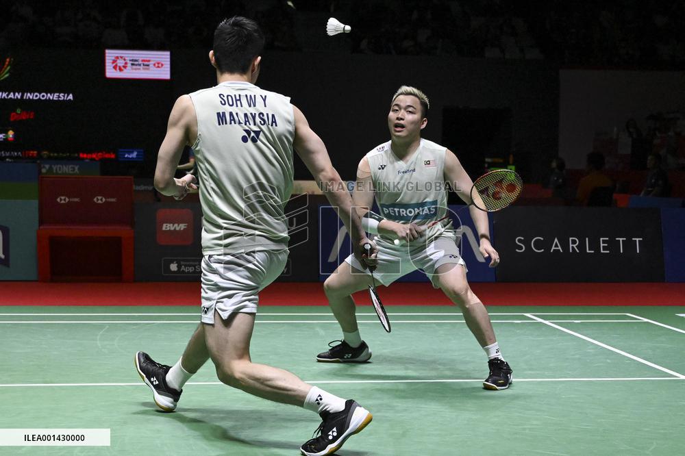 (SP)INDONESIA-JAKARTA-BADMINTON-INDONESIA OPEN 2023-MEN'S DOUBLES