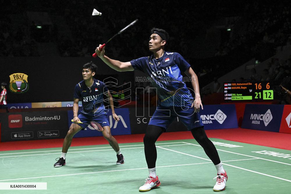 (SP)INDONESIA-JAKARTA-BADMINTON-INDONESIA OPEN 2023-MEN'S DOUBLES