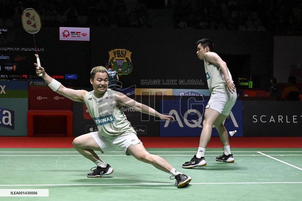 (SP)INDONESIA-JAKARTA-BADMINTON-INDONESIA OPEN 2023-MEN'S DOUBLES