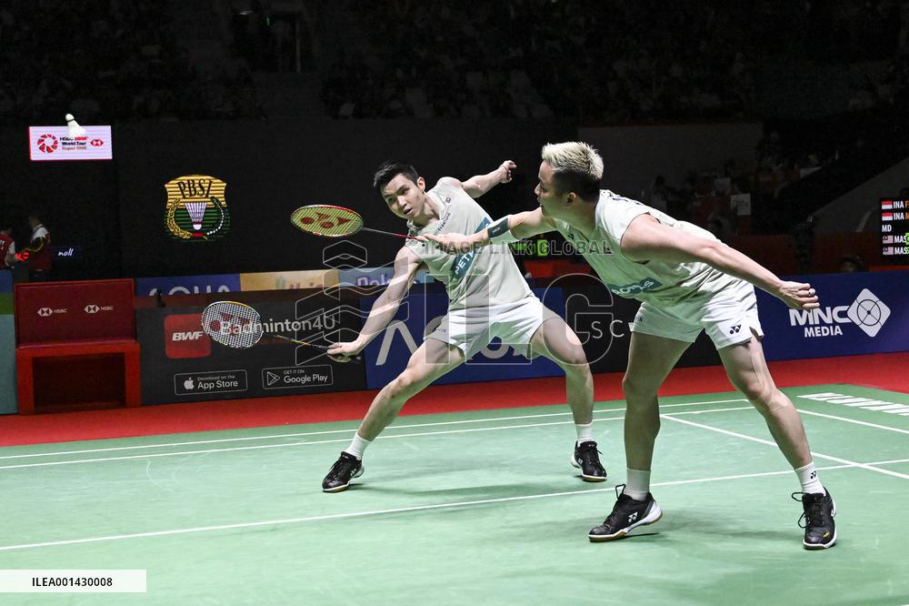 (SP)INDONESIA-JAKARTA-BADMINTON-INDONESIA OPEN 2023-MEN'S DOUBLES