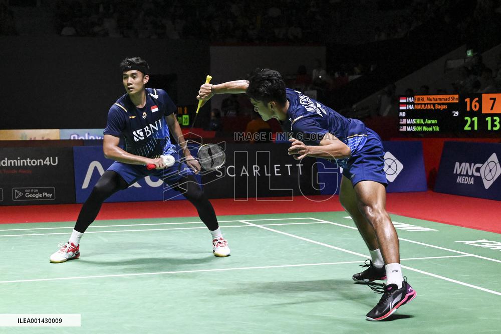 (SP)INDONESIA-JAKARTA-BADMINTON-INDONESIA OPEN 2023-MEN'S DOUBLES