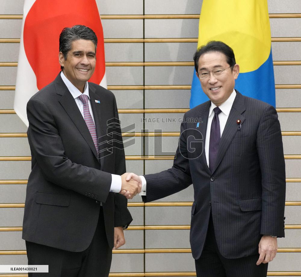 Palau president in Japan